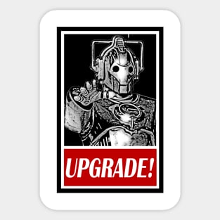 Upgrade Cyberman Sticker